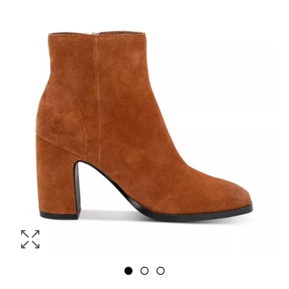NWT Dolce Vita Brown Suede Bootie (Fiola Block)